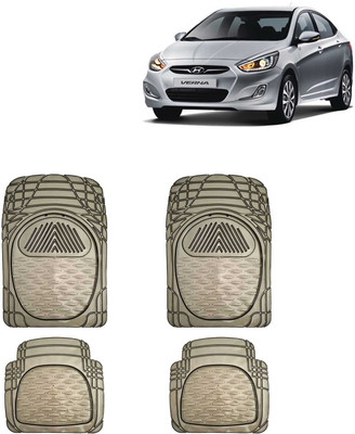 Kingsway PVC Standard Mat For  Hyundai Verna(Brown)