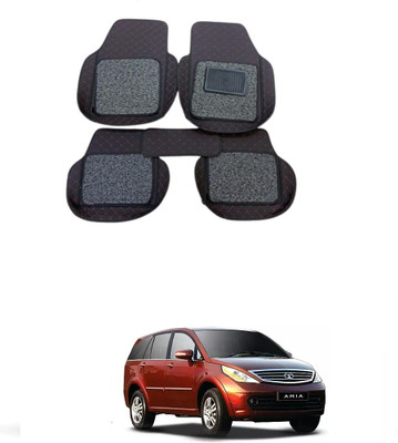 Autocom Leatherite 7D Mat For  Tata Aria(Black)
