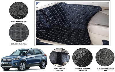 STYLE CHOICE Leather 7D Mat For  Hyundai Creta(Black)