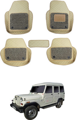 RKPSP Leatherite 7D Mat For  Mahindra Marshal(Beige)
