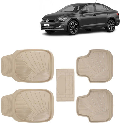 Kingsway PVC Tray Mat For  Toyota Universal For Car(Beige)