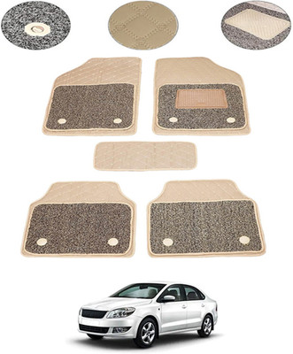 MSNP Leatherite 7D Mat For  Skoda Rapid(Beige)