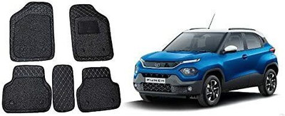 TOFIT ENTERPRISE Leather 7D Mat For  Tata Punch(Black)