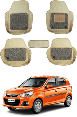 AYW Leatherite 7D Mat For  Maruti Suzuki Alto 800(Beige)