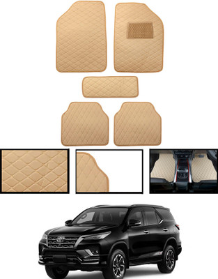 ABJD Leatherite Standard Mat For  Toyota Fortuner(Beige)