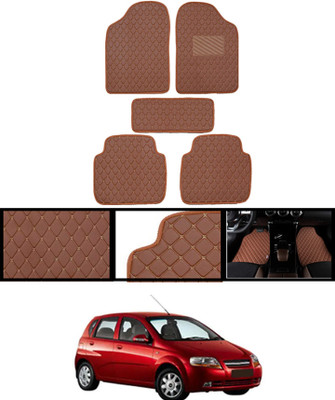 MATIES Leatherite Standard Mat For  Chevrolet Universal For Car(Brown)