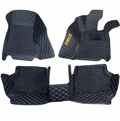 Auckkien Leather 7D Mat For  Maruti Suzuki Baleno(Black)