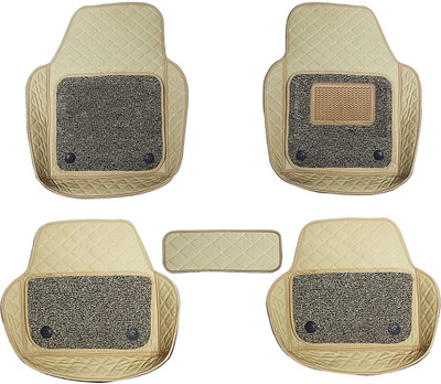 MATIES Leatherite 7D Mat For  Universal For Car(Beige)
