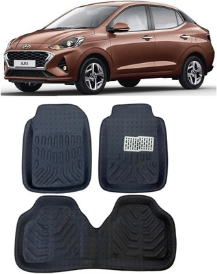 arneja trading company Polyutherine 3D Mat For  Hyundai Aura(Black)