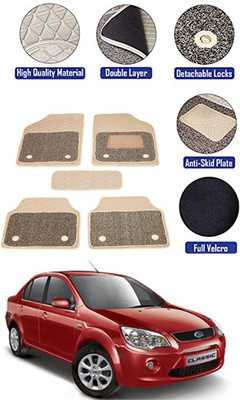 MATIES PVC 7D Mat For  Maruti Suzuki Fiesta Classic(Beige)