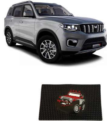 Arnejaa Rubber Standard Mat For  Mahindra New Scorpio(Black)