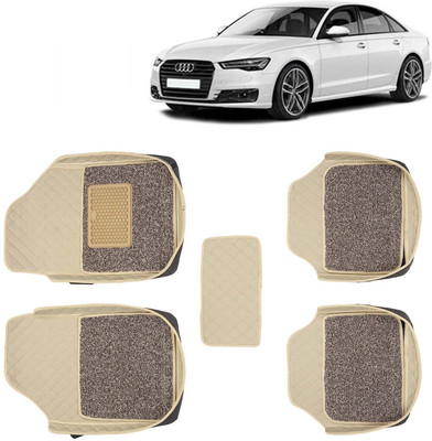 Kingsway Leatherite 7D Mat For  Audi A6(Beige)