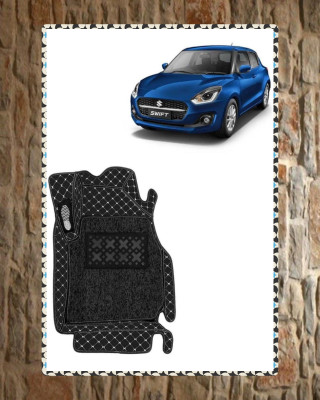 KUNTAIL A Leather 7D Mat For  Maruti Suzuki Swift(Black)