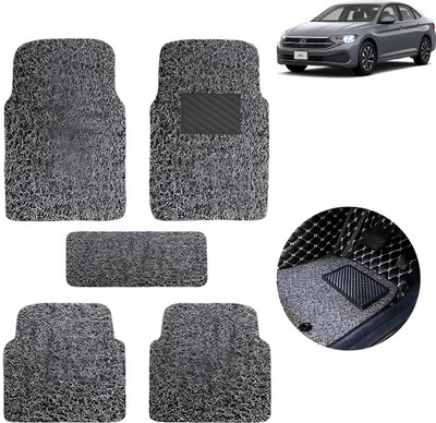 AutoRetail Vinyl Standard Mat For  Volkswagen Jetta(Grey)