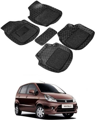 Autocom Leatherite 7D Mat For  Maruti Suzuki Zen Estilo(Black)