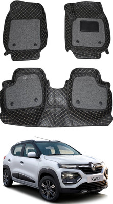 TOFIT ENTERPRISES Leatherite 7D Mat For  Renault Kwid(Black)