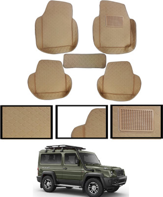MSNP Leatherite 7D Mat For  Force Gurkha(Beige)