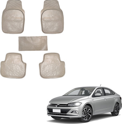SS FOR YOUR SMART NEEDS Vinyl Standard Mat For  Volkswagen Virtus(Beige)