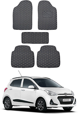 MATIES Leatherite Standard Mat For  Hyundai Grand i10(Black)