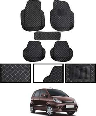 MATIES Leatherite 7D Mat For  Maruti Suzuki Zen Estilo(Black)