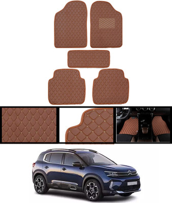 AYW Leatherite Standard Mat For  Citroen Universal For Car(Orange)