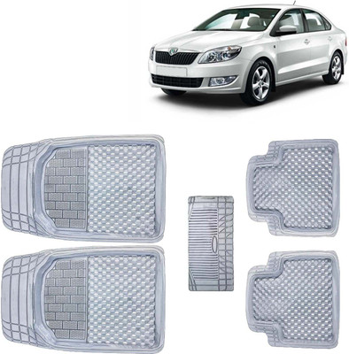 Kingsway PVC Tray Mat For  Skoda Rapid(Clear)