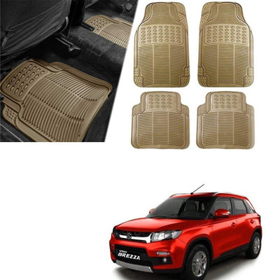 Znee Smart Rubber Standard Mat For  Universal For Car(Beige)