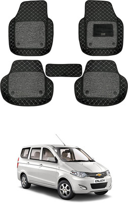 AYW Leatherite 7D Mat For  Chevrolet Enjoy(Beige)
