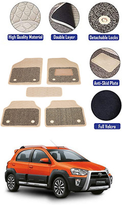 MATIES PVC 7D Mat For  Kia Etios Cross(Beige)