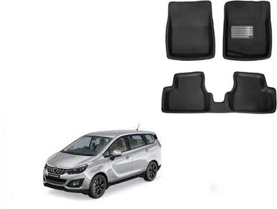 Autorepute Leather 5D Mat For  Mahindra Marazzo(Black)
