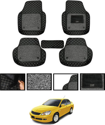 monolive Leatherite Tray Mat For  Mitsubishi Universal For Car(Black)