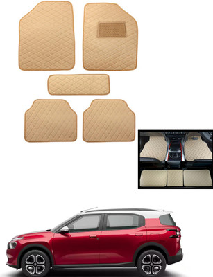 MATIES Leatherite Standard Mat For  Citroen Universal For Car(Beige)