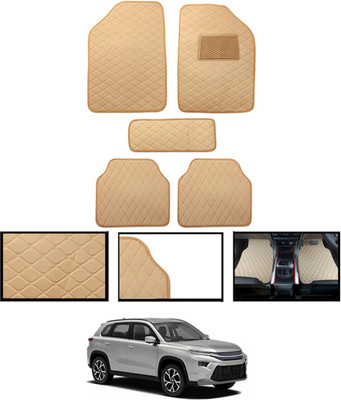 CCMM Leatherite Standard Mat For  Toyota Universal For Car(Beige)