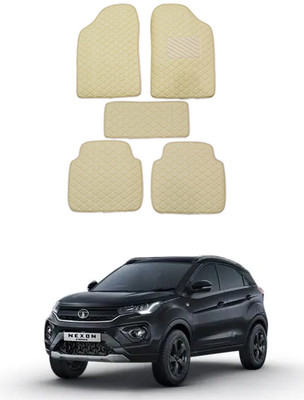 MATIES Leatherite Standard Mat For  Tata Universal For Car(Beige)