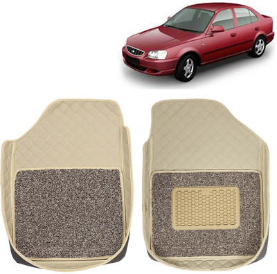 Kingsway Leatherite 7D Mat For  Hyundai Accent(Beige)