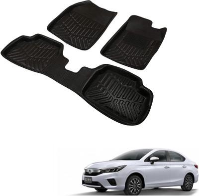 KOZDIKO Plastic 3D Mat For  Honda City i-Dtec(Black)