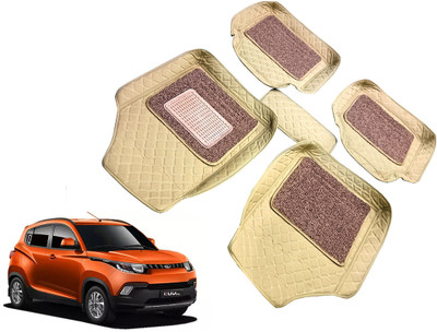 AUTO PEARL Leatherite 7D Mat For  Mahindra KUV 100(Beige)