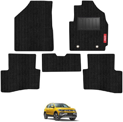 elegant Polypropylene Standard Mat For  Volkswagen Taigun(Black)