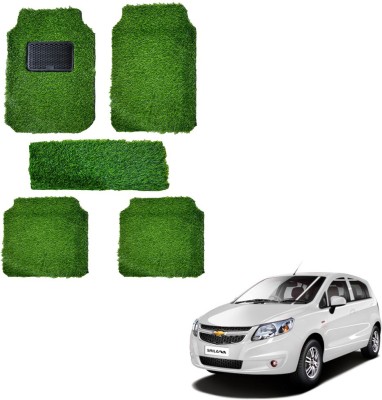 Oshotto Rubber, Plastic Standard Mat For  Chevrolet Sail UVA(Green)