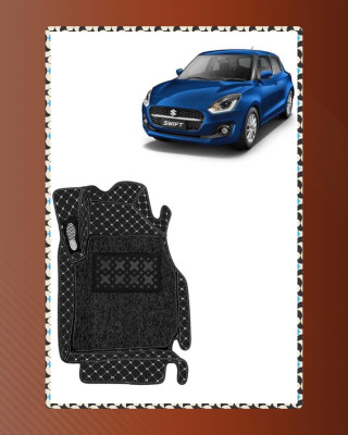 KUNTAIL C Leather 7D Mat For  Maruti Suzuki Swift(Black)