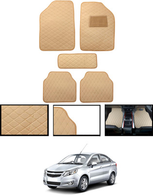 AYW Leatherite Standard Mat For  Chevrolet Sail(Beige)