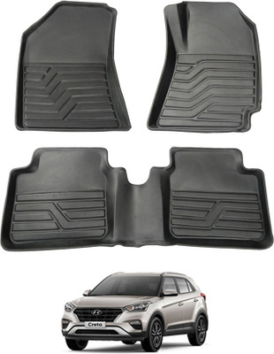 AYW PVC Tray Mat For  Hyundai Creta(Black)
