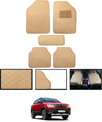 CCMM Leatherite Standard Mat For  Maruti Universal For Car(Beige)