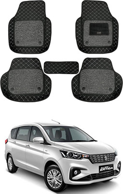 MATIES Leatherite 7D Mat For  Maruti Suzuki Ertiga(Beige)