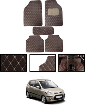 MSNP Leatherite Standard Mat For  Hyundai i10(Brown)
