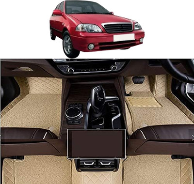 INSURE AUTOMOTIVE Leather 7D Mat For  Maruti Suzuki Esteem(Beige)