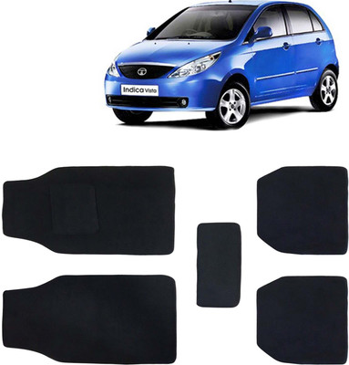 Kingsway Fabric Standard Mat For  Tata Vista(Black)