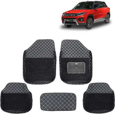 Kingsway Leatherite 7D Mat For  Maruti Suzuki Vitara Brezza(Black)