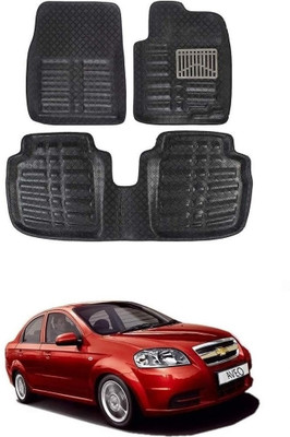 arneja trading company Polyutherine 3D Mat For  Chevrolet Aveo(Black)