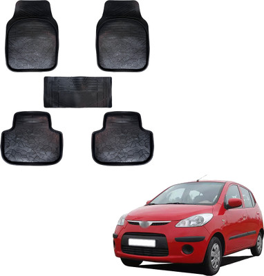 SS FOR YOUR SMART NEEDS Vinyl Standard Mat For  Hyundai i10(Black)